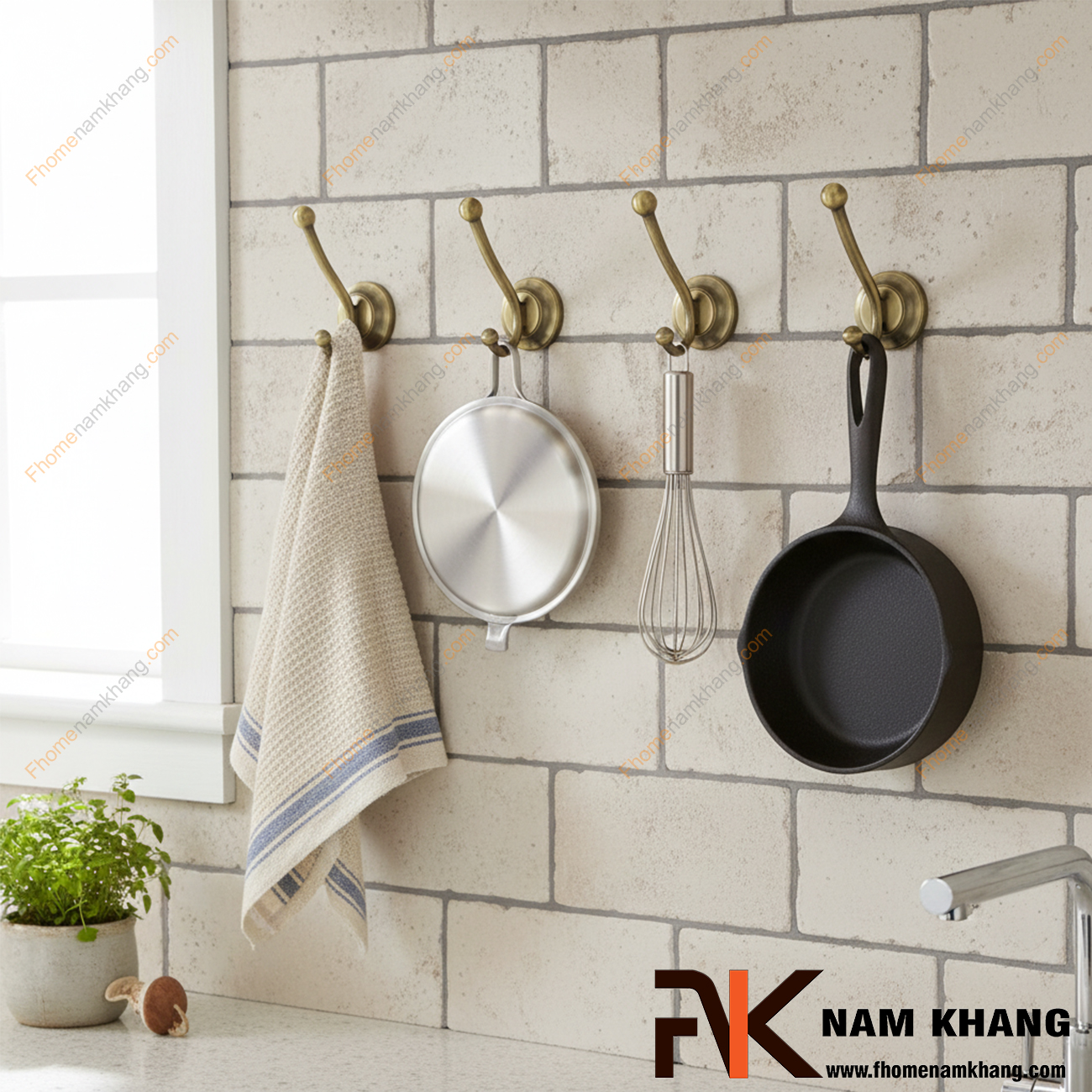 7 ý tưởng dùng móc treo decor cho nhà nhỏ cực sáng tạo