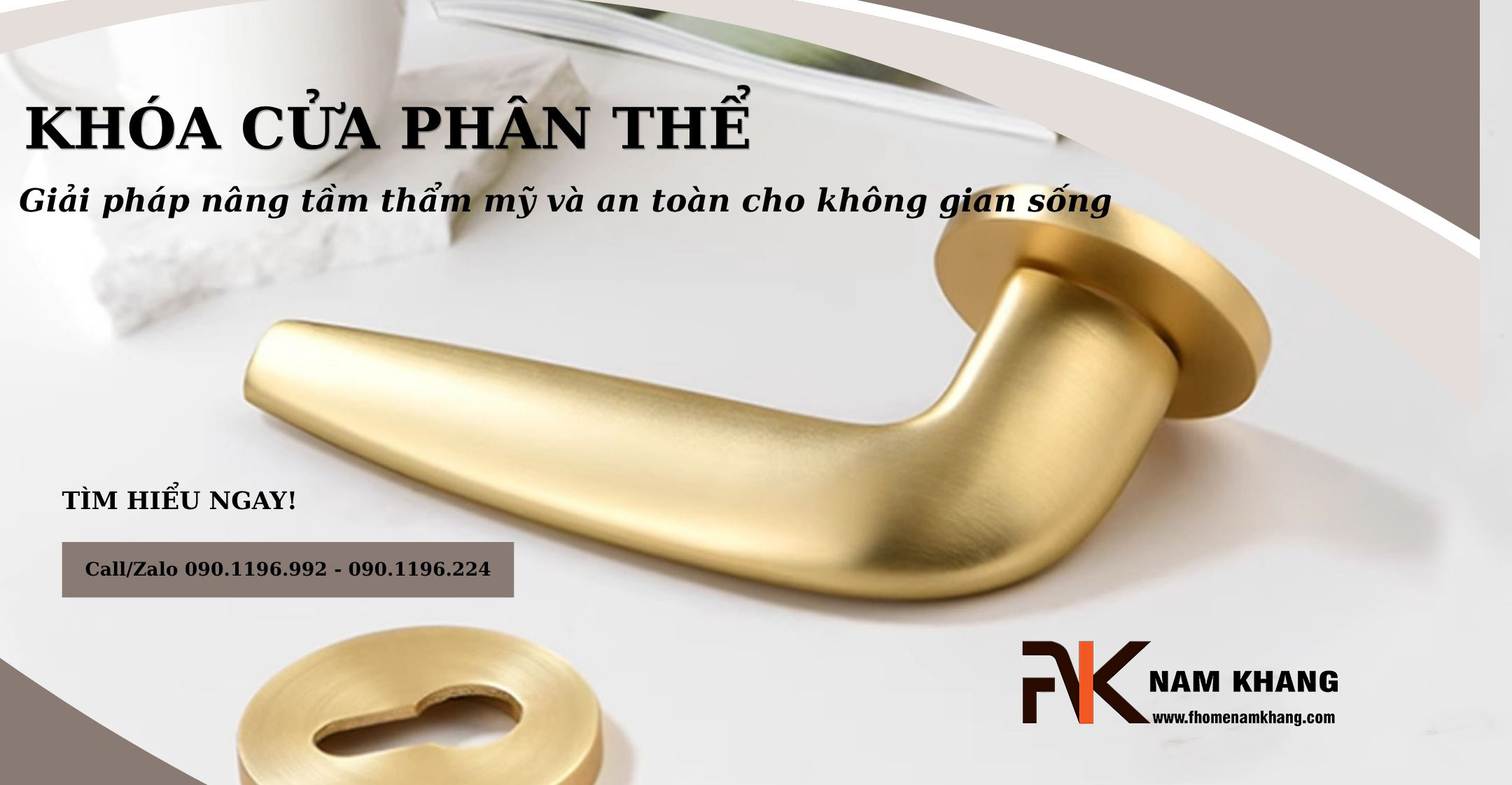 Khóa cửa phân thể - Giải pháp nâng tầm thẩm mỹ và an toàn cho không gian sống