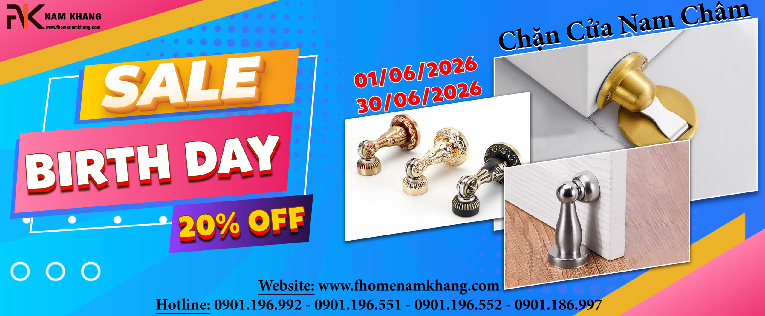 Chặn cửa nam châm FHOMENAMKHANG