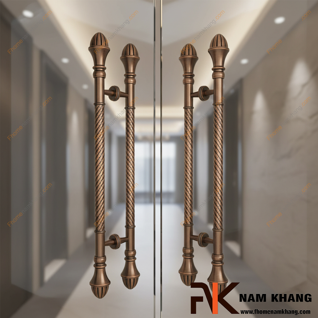 10 Mẫu tay nắm cửa kính cường lực đẹp được ưa chuộng nhất hiện nay