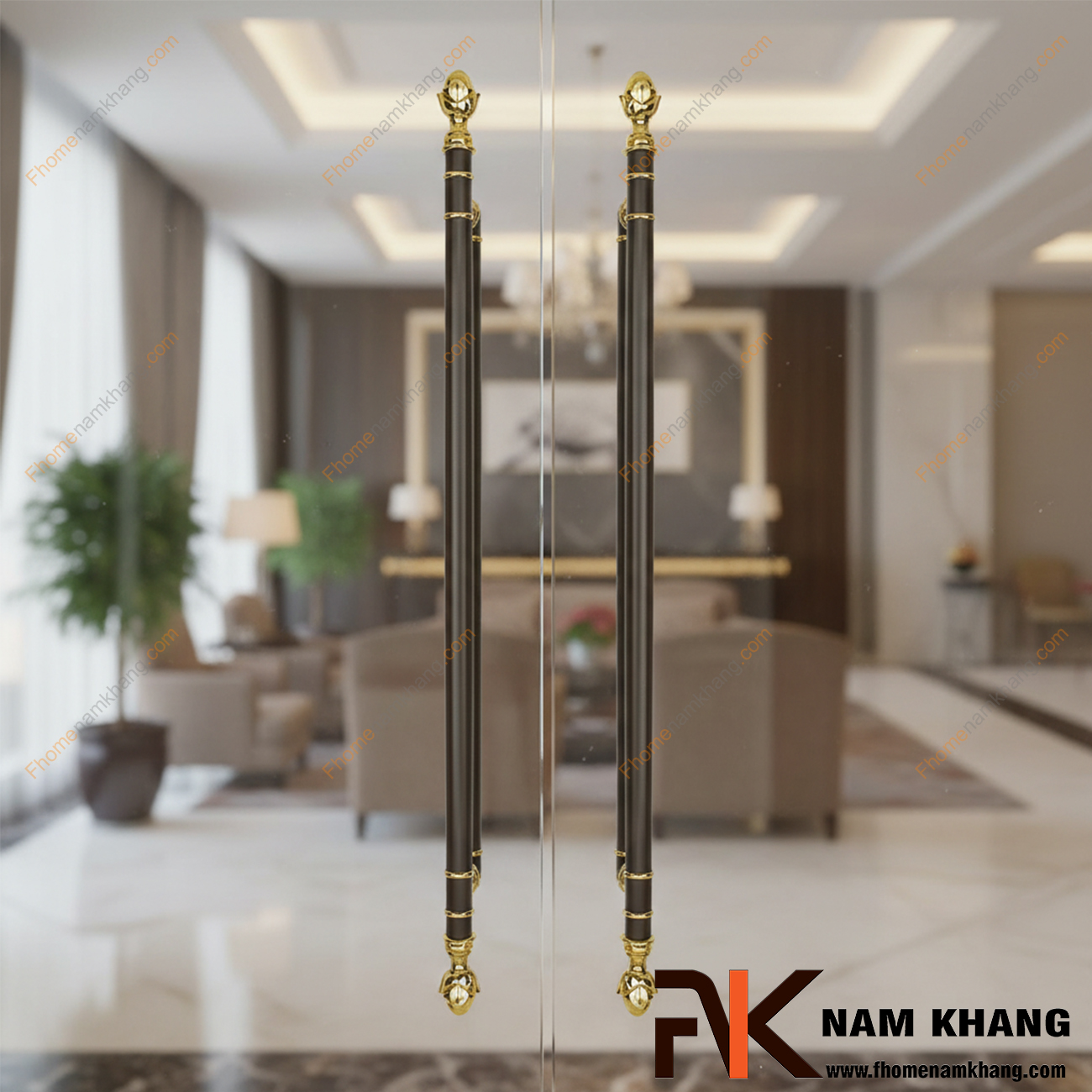 10 Mẫu tay nắm cửa kính cường lực đẹp được ưa chuộng nhất hiện nay