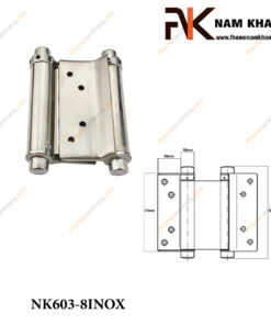 BẢN LỀ 2 CHIỀU NK603-8INOX FHOMENAMKHANG