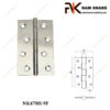 Bản lề tủ màu trắng inox NK470H-9F BẢN LỀ TỦ FHOMENAMKHANG