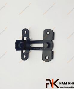 Chốt cửa gài góc chữ L màu đen NKCC005-GLLD FHOMENAMKH