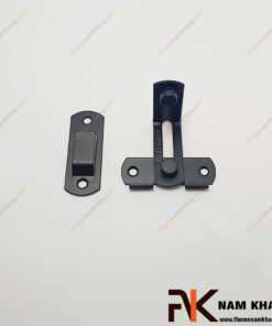 Chốt cửa gài góc chữ L màu đen NKCC005-GLLD FHOMENAMKH