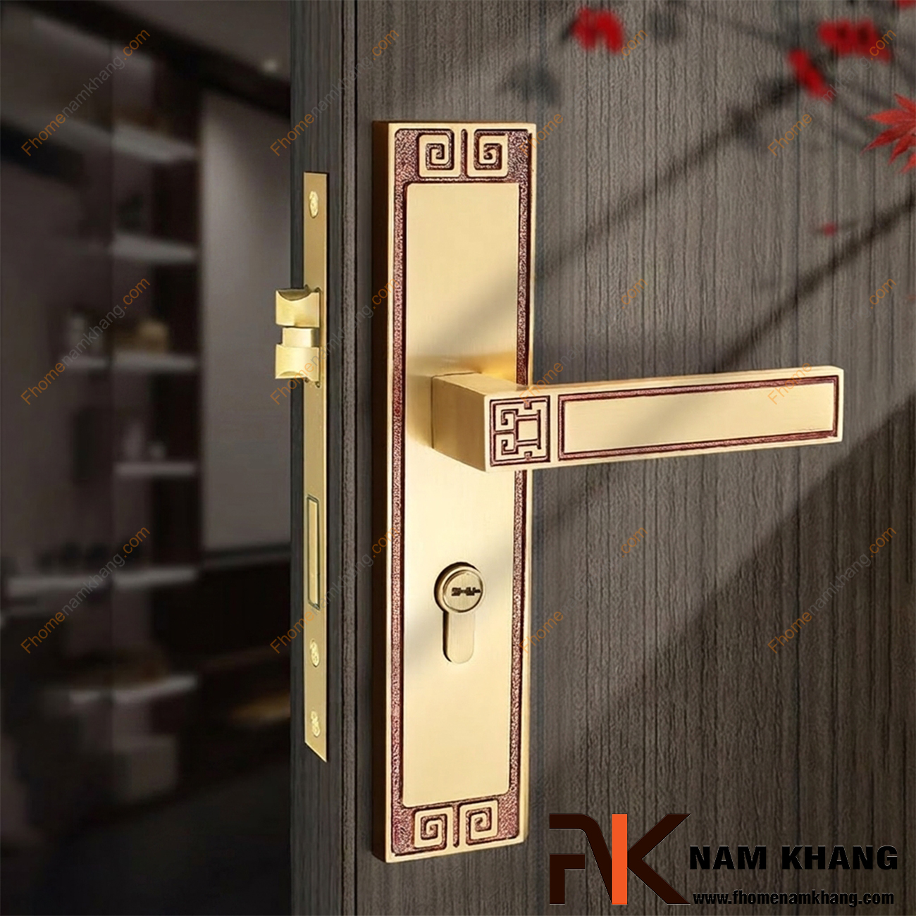 Khóa cửa chính bằng đồng có bền không?