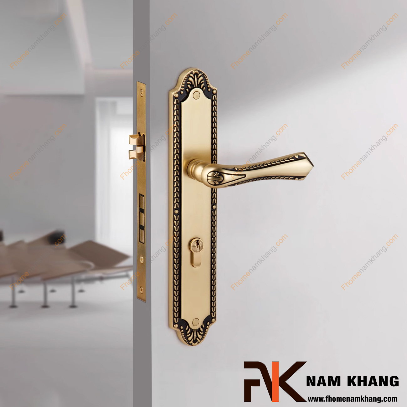 Khóa cửa chính bằng đồng có bền không?