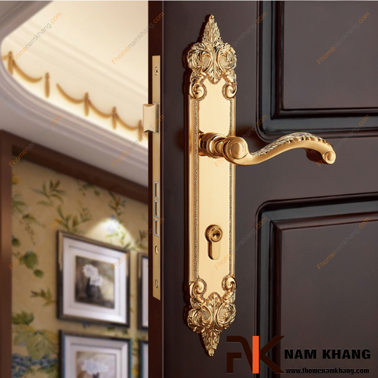 Khóa cửa chính bằng đồng có bền không?