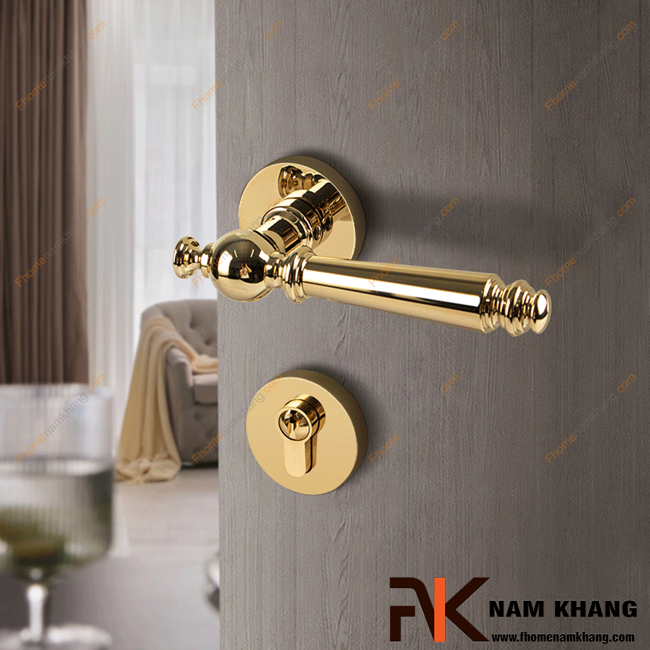Cách bảo quản khóa tay gạt cửa gỗ luôn bền đẹp
