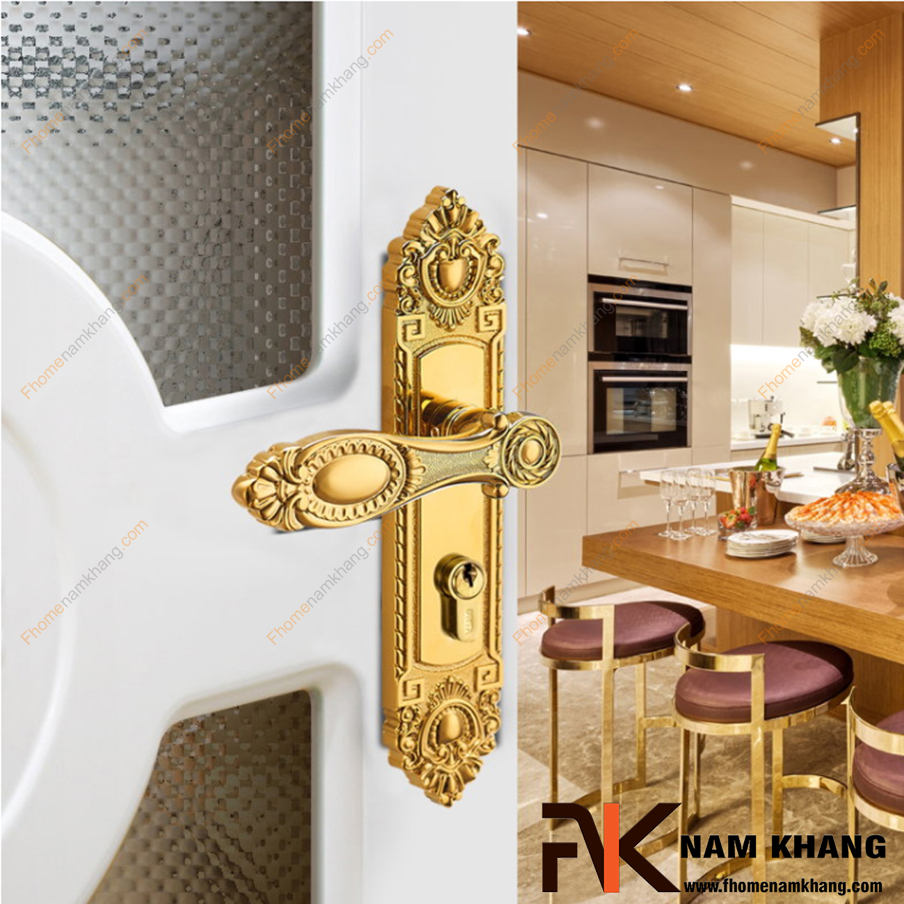 Cách lắp đặt khóa tay gạt cửa gỗ đúng kỹ thuật
