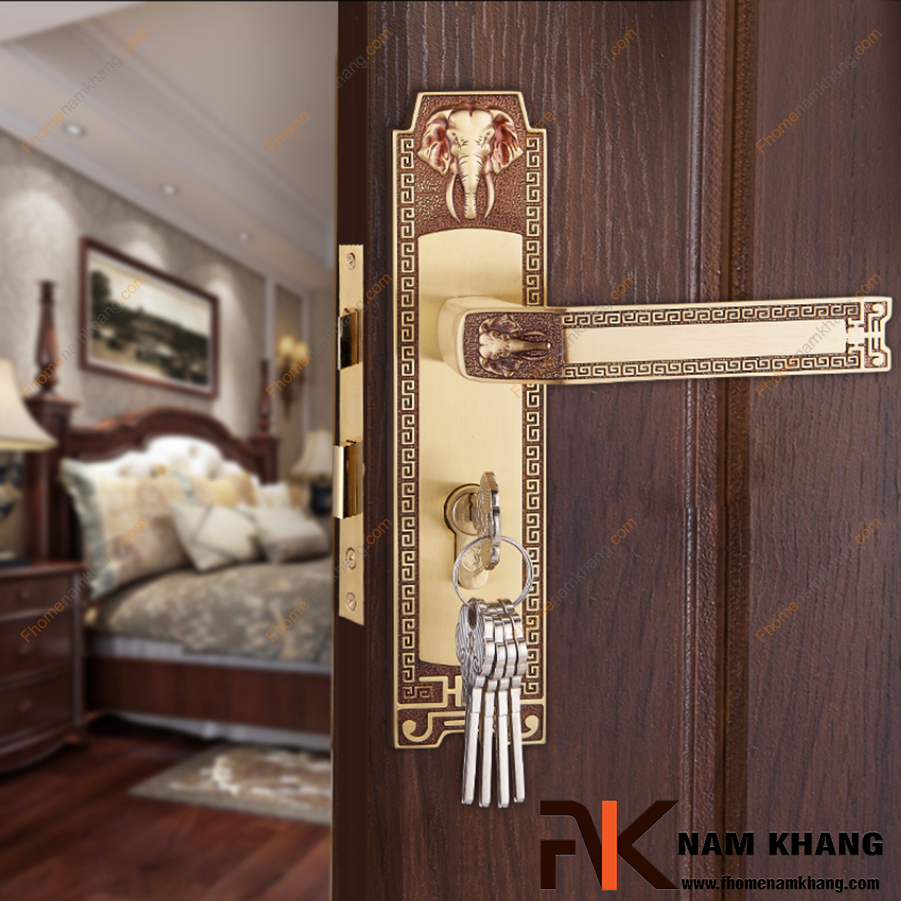 Cách lắp đặt khóa tay gạt cửa gỗ đúng kỹ thuật