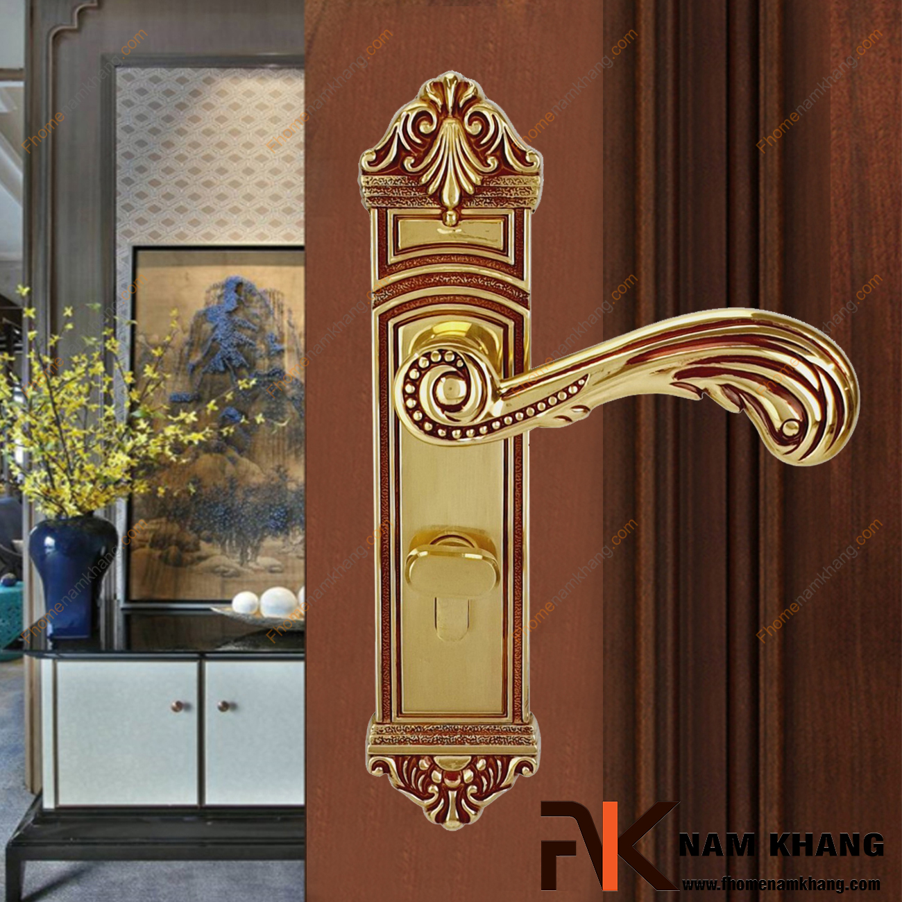 Cách lắp đặt khóa tay gạt cửa gỗ đúng kỹ thuật