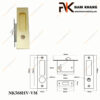 Khóa cửa lùa màu vàng mờ NK568H-VM FHOMENAMKHANG