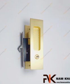 Khóa âm cửa lùa màu vàng mờ NK568HV-VM Khóa cửa lùa màu vàng mờ NK568H-VM FHOMENAMKHANG