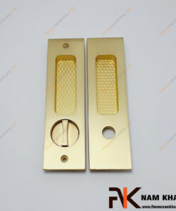 Khóa âm cửa lùa màu vàng mờ NK568HV-VM Khóa cửa lùa màu vàng mờ NK568H-VM FHOMENAMKHANG